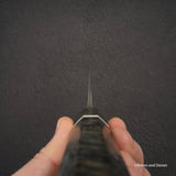 Nigara Ginsan Kurozome Damascus Gyuto 240毫米樺木手柄