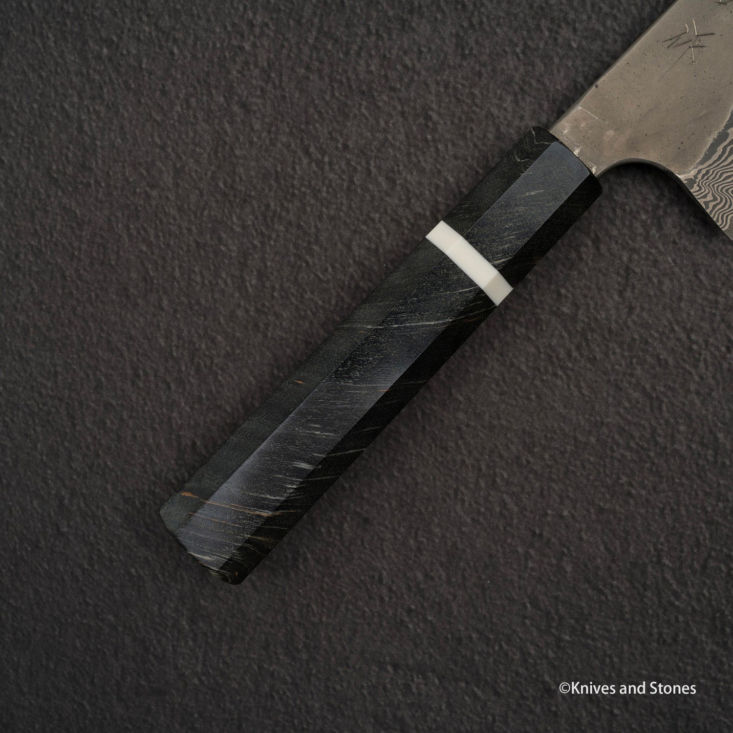 Nigara Ginsan Kurozome Damascus Gyuto 270毫米樺木手柄