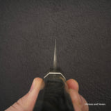 Nigara Ginsan Kurozome 大馬士革 K-tip Gyuto 210mm 樺木手柄