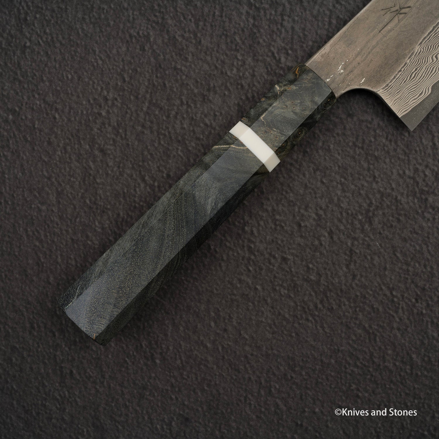 Nigara Ginsan Kurozome 大馬士革 K-tip Gyuto 210mm 樺木手柄
