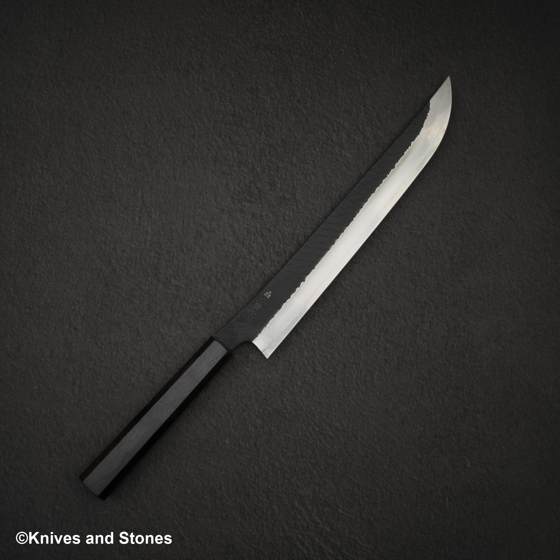 二唐SG2 鎚目黑打先丸筋引270mm – Knives and Stones