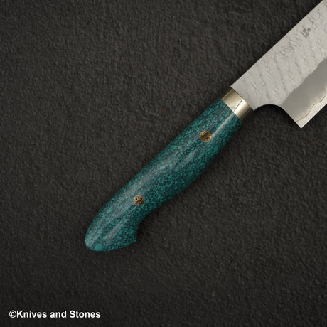 Nigara SG2 Tsuchime Matt Migaki Gyuto 240mm 西部綠松石手柄