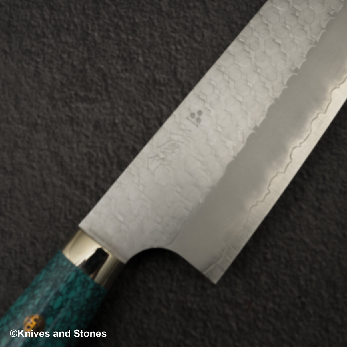 Nigara SG2 Tsuchime Matt Migaki Gyuto 240mm 西部綠松石手柄