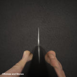 Nigara SG2 Tsuchime Matt Migaki K-tip Gyuto 240mm 烏木