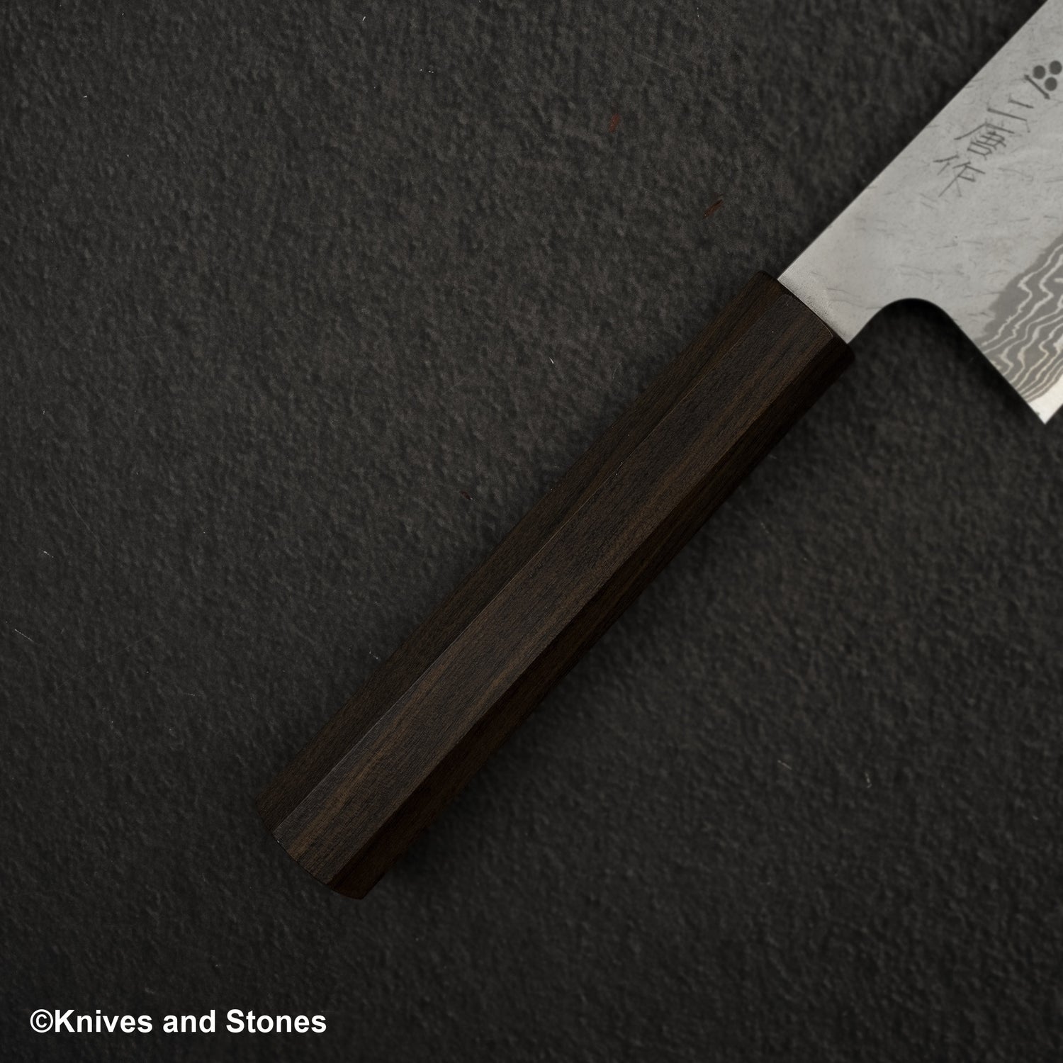 Nigara VG10 大馬士革 Tsuchime Gyuto 240mm 黑色 Chacate