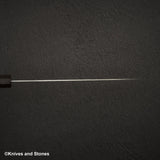 Nigara VG10 Damascus Tsuchime Gyuto 240mm Black Chacate