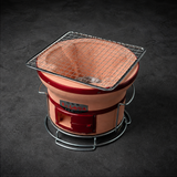 Portable Japanese Hibachi Tabletop Grill, Small Size with Base