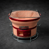 Portable Japanese Hibachi Tabletop Grill, Small Size with Base