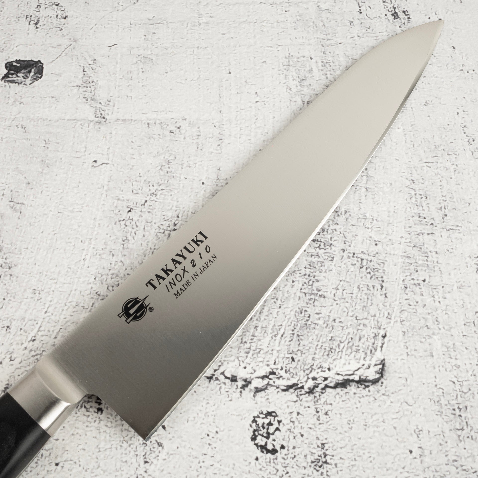 堺孝行INOX不鏽鋼不鏽鋼牛刀210mm 附西式柄– Knives and Stones