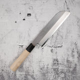 堺孝行 特上白二大馬士革鎌型薄刃 195mm