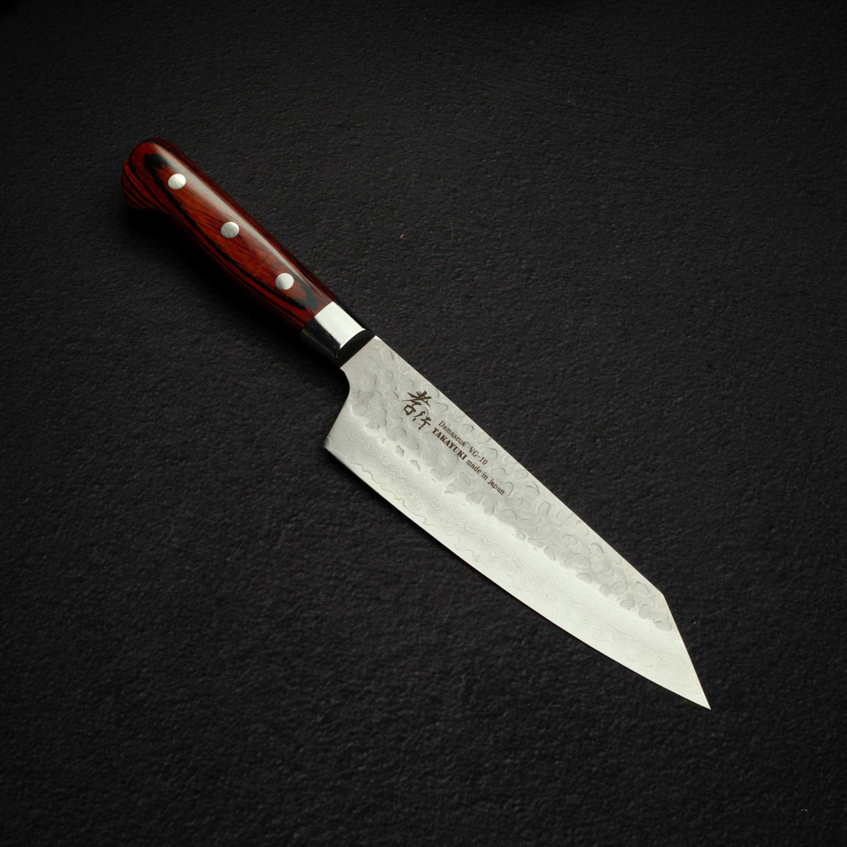 堺孝行 VG-10 文化刀 160mm 33-Layer 鎚目 大馬士革