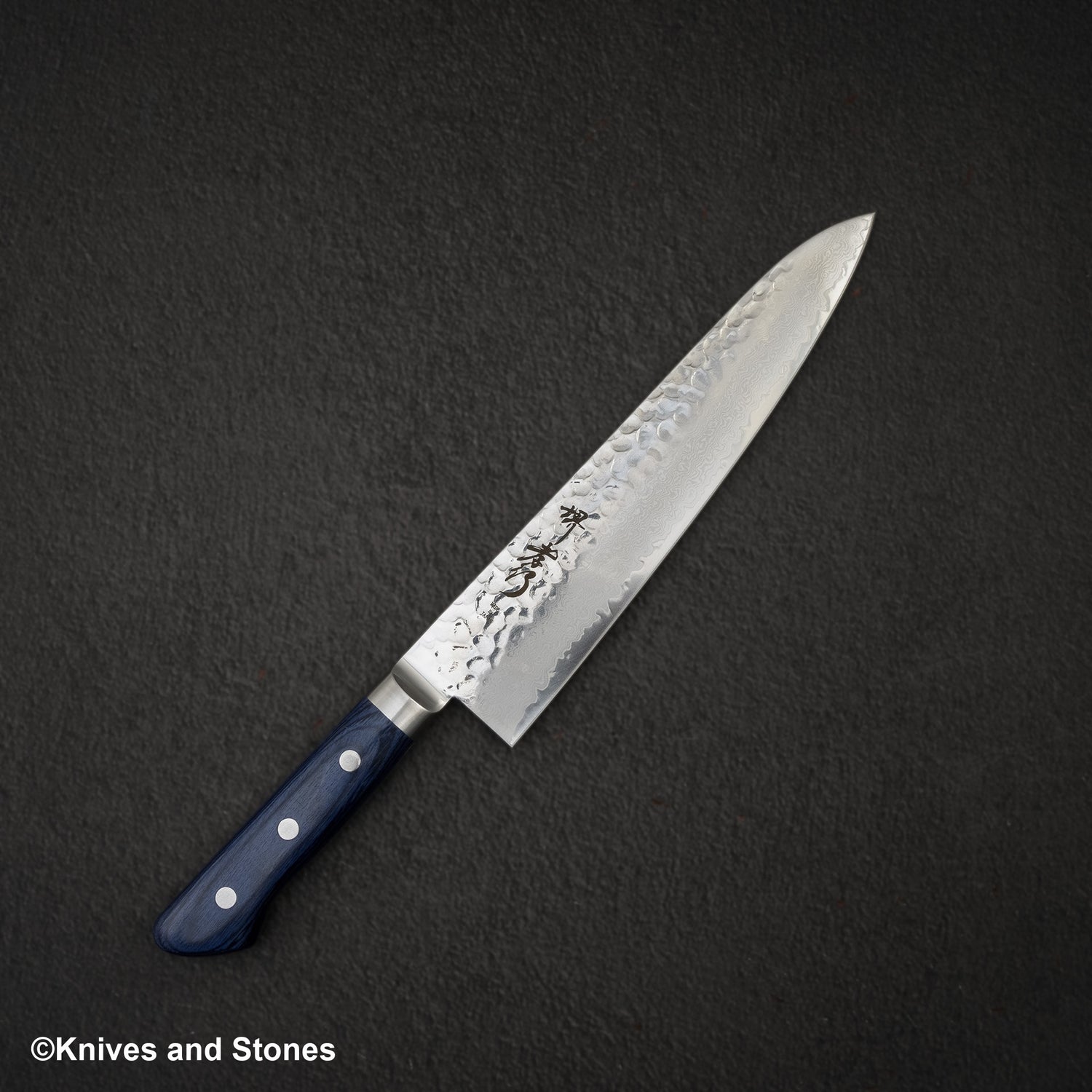 Sakai Takayuki VG10 33 Layer Damascus Gyuto 210mm Blue Handle Special