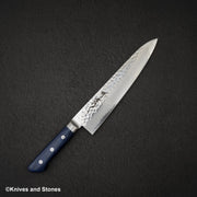 堺孝行 VG-10 33層 大馬士革 牛刀 210mm 藍色柄