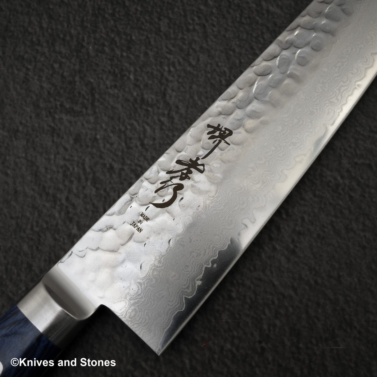 Sakai Takayuki VG10 33層大馬士革牛刀 210毫米 藍色手把 特製