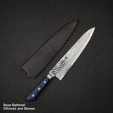 Sakai Takayuki VG10 33層大馬士革牛刀 210毫米 藍色手把 特製