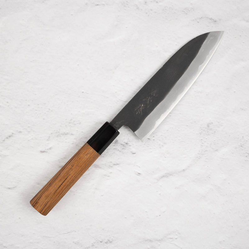 Shiro Kamo AS Kurouchi Santoku 165mm