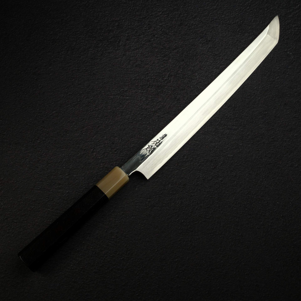Sukenari SG2 Nimai Sakimaru Takobiki 300mm, Ebony Handle with Horn Ferrule