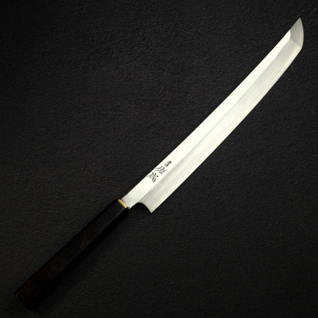 Sukenari SG2 Nimai Sakimaru Takobiki 330mm, Ebony Handle Horn Ferrule