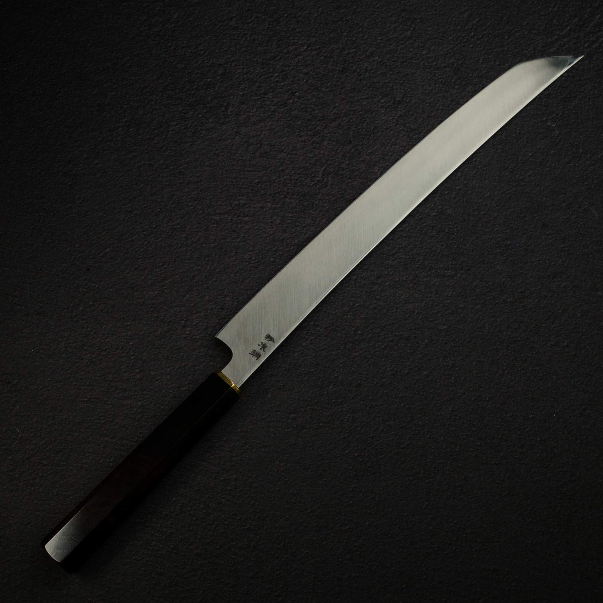 Sukenari SG2 Nimai Sakimaru Takobiki 330mm, Ebony Handle Horn Ferrule