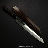 Sukenari VG XEOS Nimai Kiritsuke Yanagiba 270mm, Ebony Handle with Single Spacer