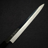 Sukenari VG XEOS Nimai Kiritsuke Yanagiba 270mm, Ebony Handle with Single Spacer