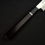 Sukenari VG XEOS Nimai Kiritsuke Yanagiba 270mm, Ebony Handle with Single Spacer