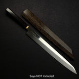 Sukenari VG XEOS Nimai Kiritsuke Yanagiba 300mm, Ebony Handle with Brass Ferrule
