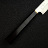 Sukenari VG XEOS Nimai Kiritsuke Yanagiba 300mm, Ebony Handle with Brass Ferrule