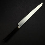 Sukenari VG XEOS Nimai Kiritsuke Yanagiba 300mm, Ebony Handle with Brass Ferrule