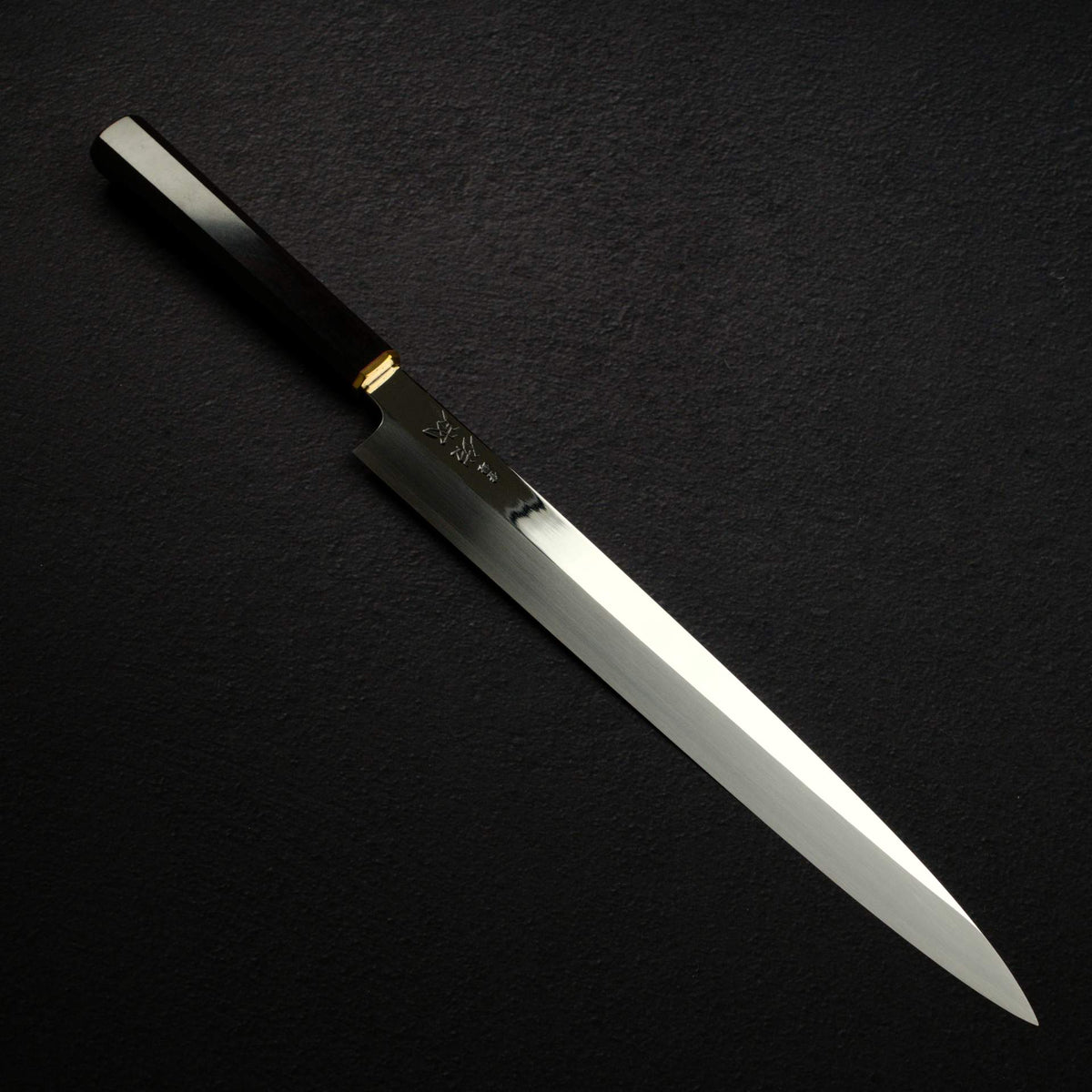Sukenari VG XEOS Nimai Yanagiba 300mm, Ebony Handle with Brass Ferrule