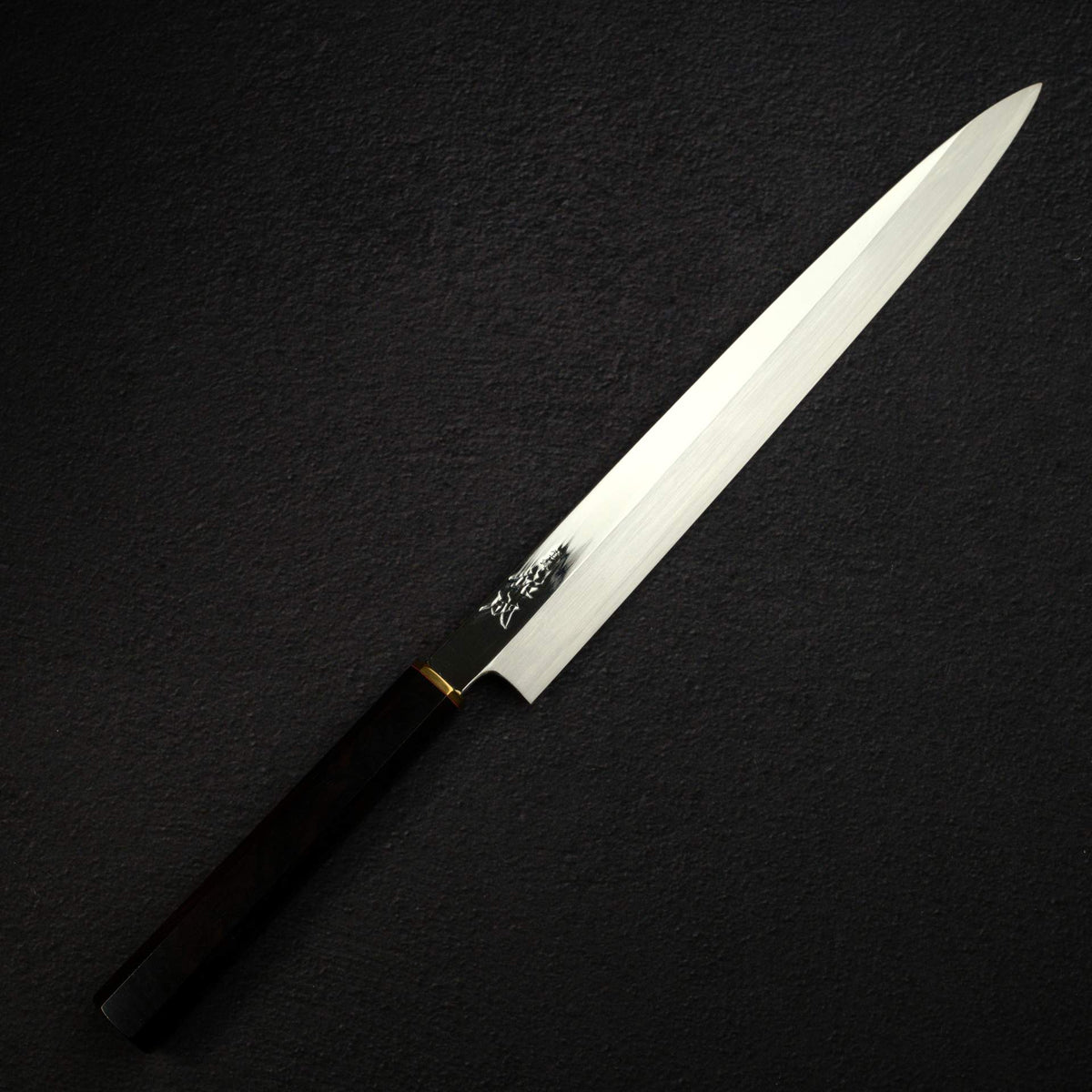 Sukenari VG XEOS Nimai Yanagiba 300mm, Ebony Handle with Brass Ferrule