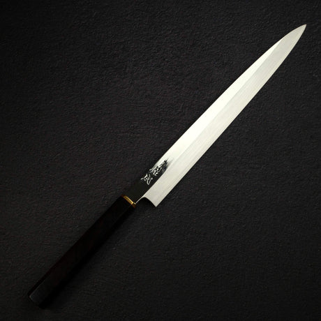 Sukenari VG XEOS Nimai Yanagiba 300mm, Ebony Handle with Brass Ferrule