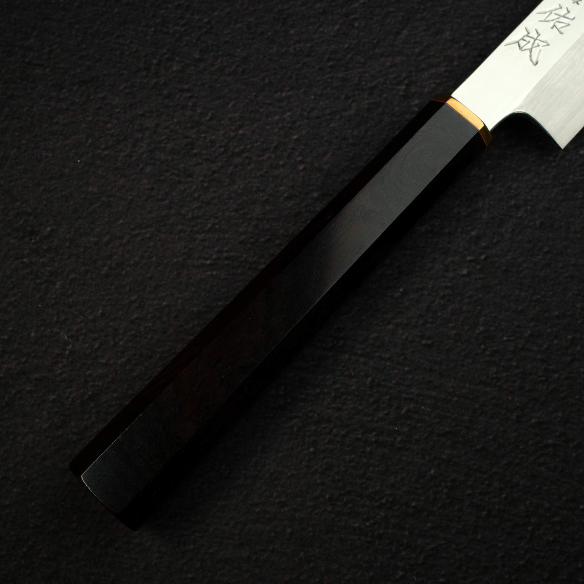Sukenari VG XEOS Nimai Yanagiba 300mm, Ebony Handle with Brass Ferrule