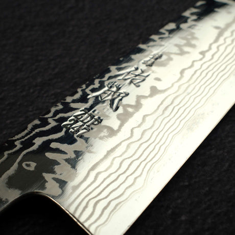 佑成 ZDP-247 大馬士革 牛刀 210mm, 黑檀木 Handle