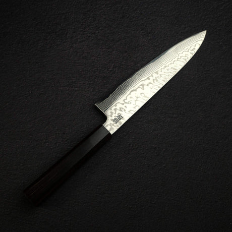 佑成 ZDP-247 大馬士革 牛刀 210mm, 黑檀木 Handle