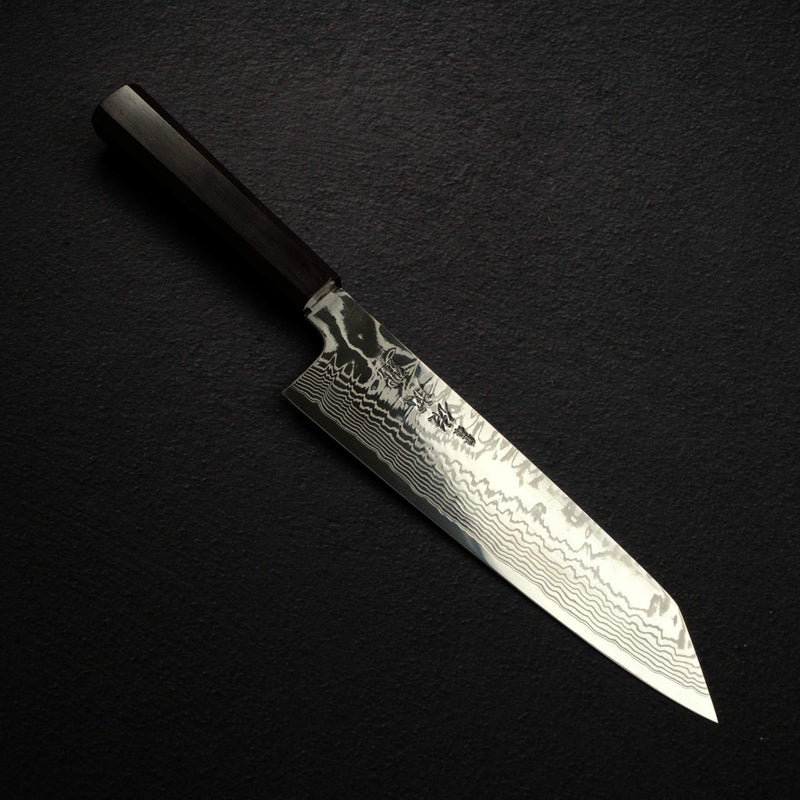 佑成 ZDP-247 大馬士革 切付牛刀 210mm, 黑檀木 Handle