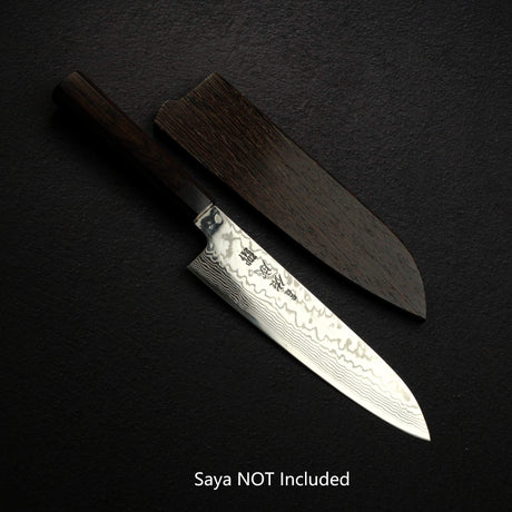 佑成 ZDP-247 大馬士革 三德刀 180mm, 黑檀木 Handle