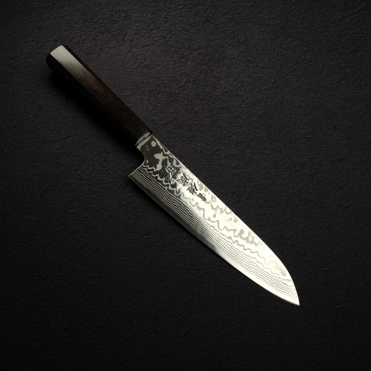 佑成 ZDP-247 大馬士革 三德刀 180mm, 黑檀木 Handle
