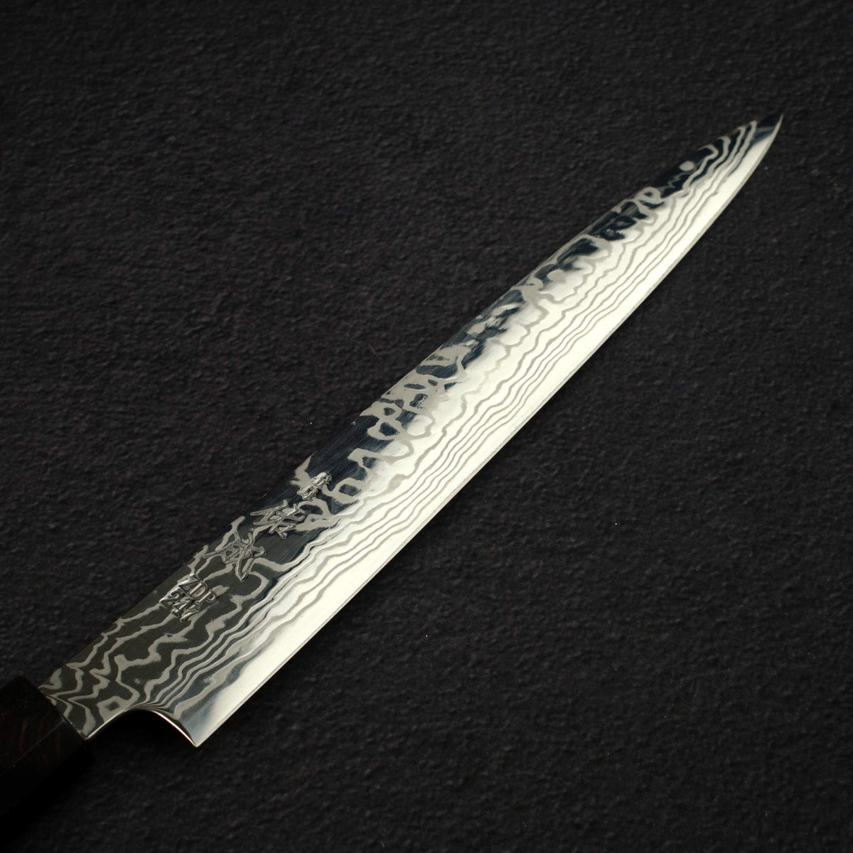 佑成 ZDP-247 大馬士革 筋引 240mm, 黑檀木 Handle