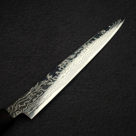 佑成 ZDP-247 大馬士革 筋引 240mm, 黑檀木 Handle