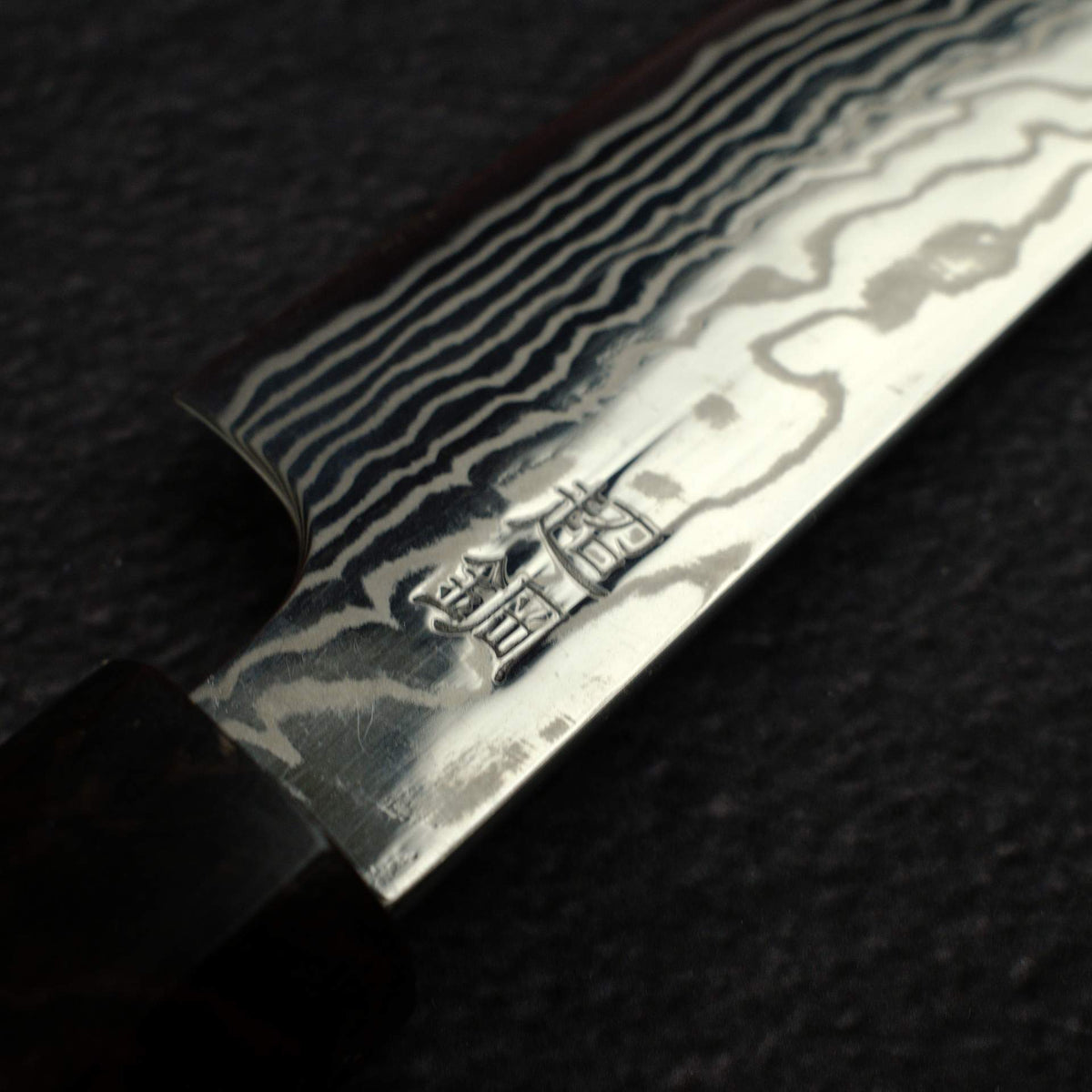 佑成 ZDP-247 大馬士革 筋引 240mm, 黑檀木 Handle