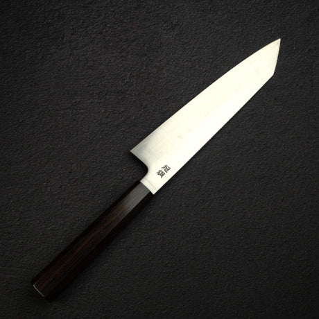 佑成 ZDP-247 Hairline 切付牛刀 210mm, 黑檀木 Handle