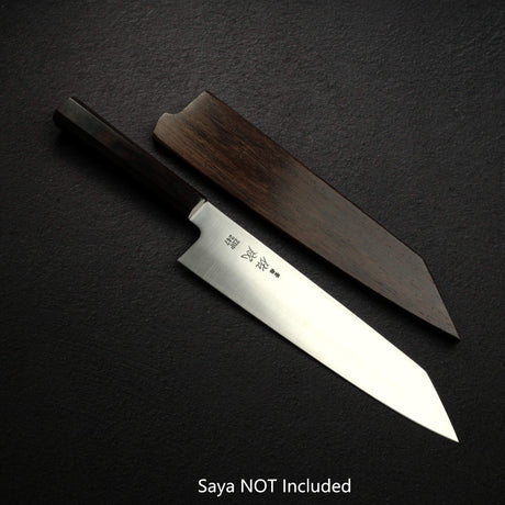 佑成 ZDP-247 Hairline 切付牛刀 240mm, 黑檀木 Handle