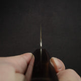佑成 ZDP-247 Hairline 切付牛刀 240mm, 黑檀木 Handle