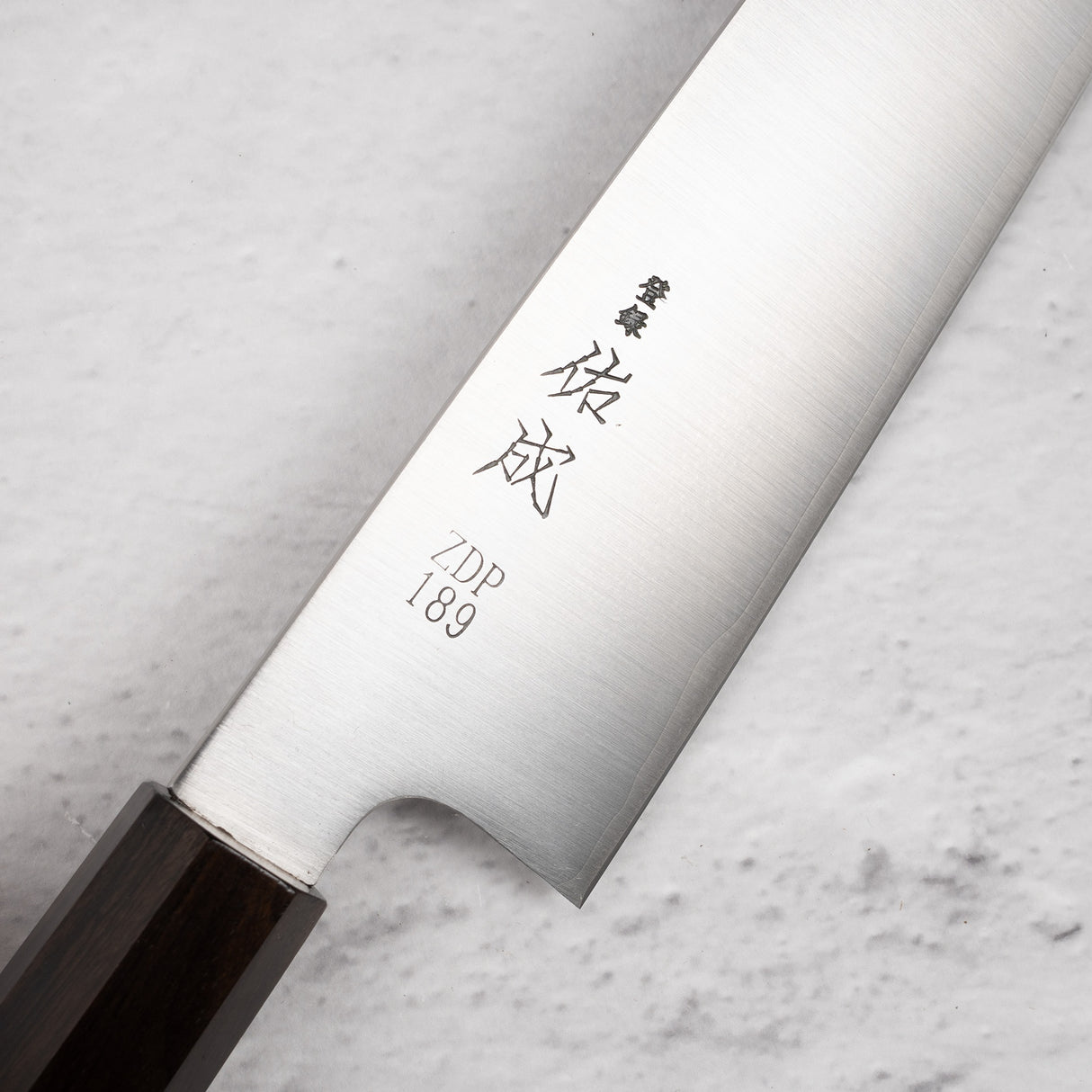 Sukenari ZDP-189 Hairline K-tip Gyuto 240mm