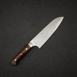 Takeshi Saji 鑽石大馬士革 R2 三德刀 180 mm 鐵木柄