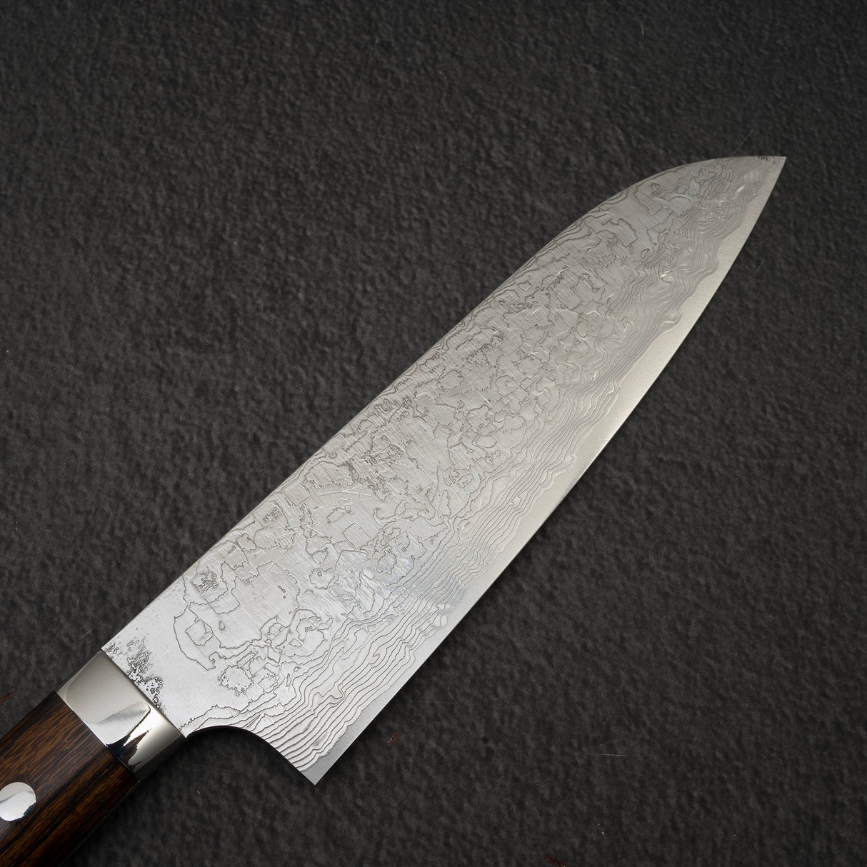 Takeshi Saji 鑽石大馬士革 R2 三德刀 180 mm 鐵木柄