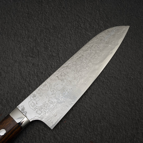 Takeshi Saji 鑽石大馬士革 R2 三德刀 180 mm 鐵木柄
