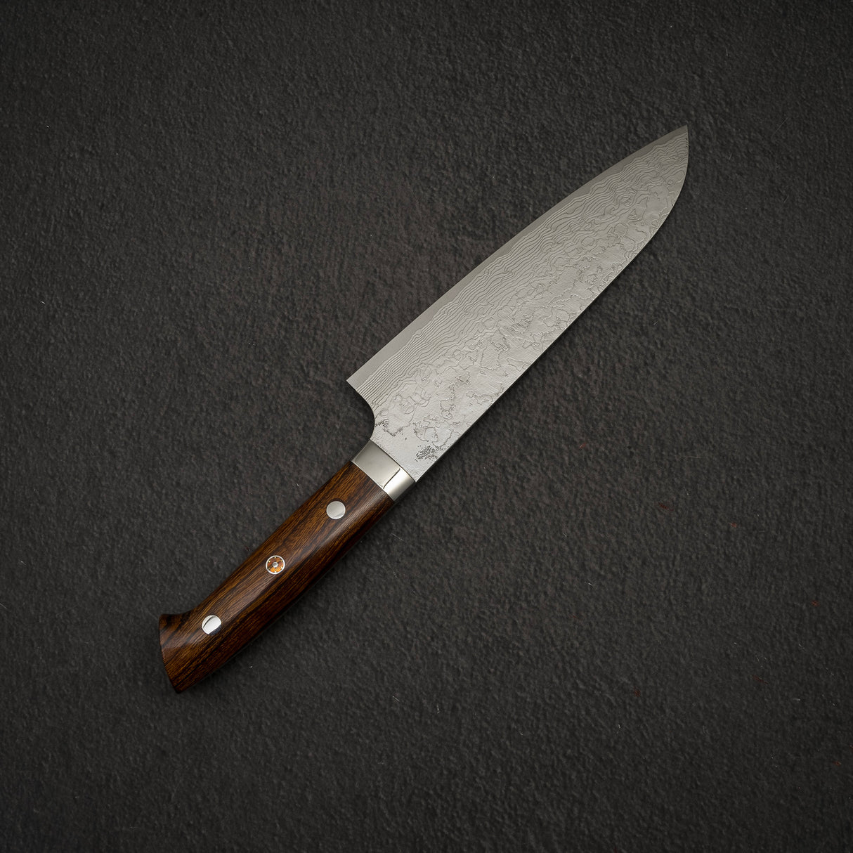 Takeshi Saji 鑽石大馬士革 R2 三德刀 180 mm 鐵木柄