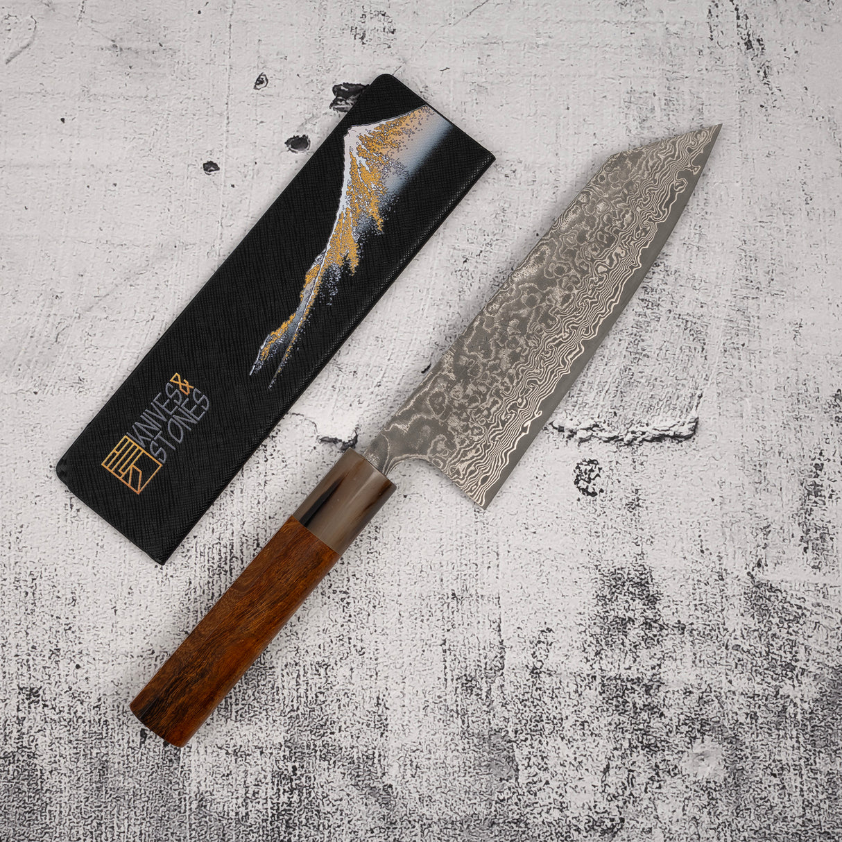 Takeshi Saji SG2 黑色大馬士革 Petty 150mm
